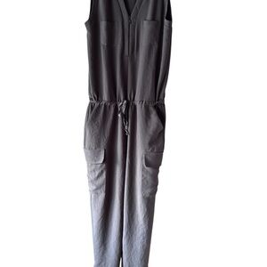 100% Rayon DREW Gray Jumpsuit
